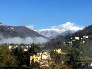 Morning view in Barga, a few miles from Renaissance Tuscany copy